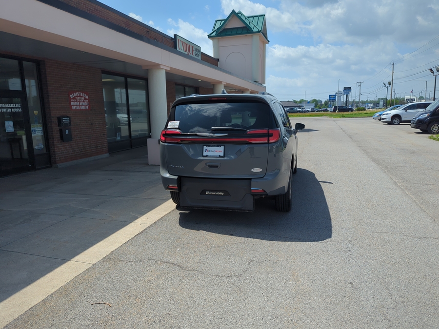 Used 2022 Chrysler Pacifica Touring L - BraunAbility Rear Entry Fold Out Manual Ramp