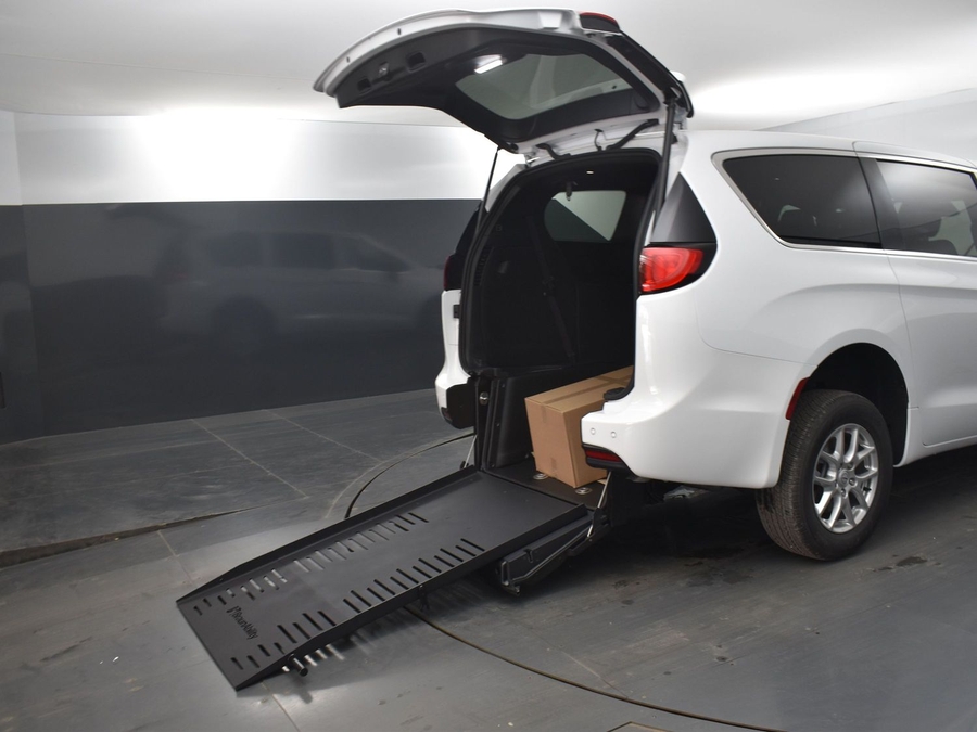 Used 2023 Chrysler Voyager LX - BraunAbility Rear Entry Fold Out Manual Ramp