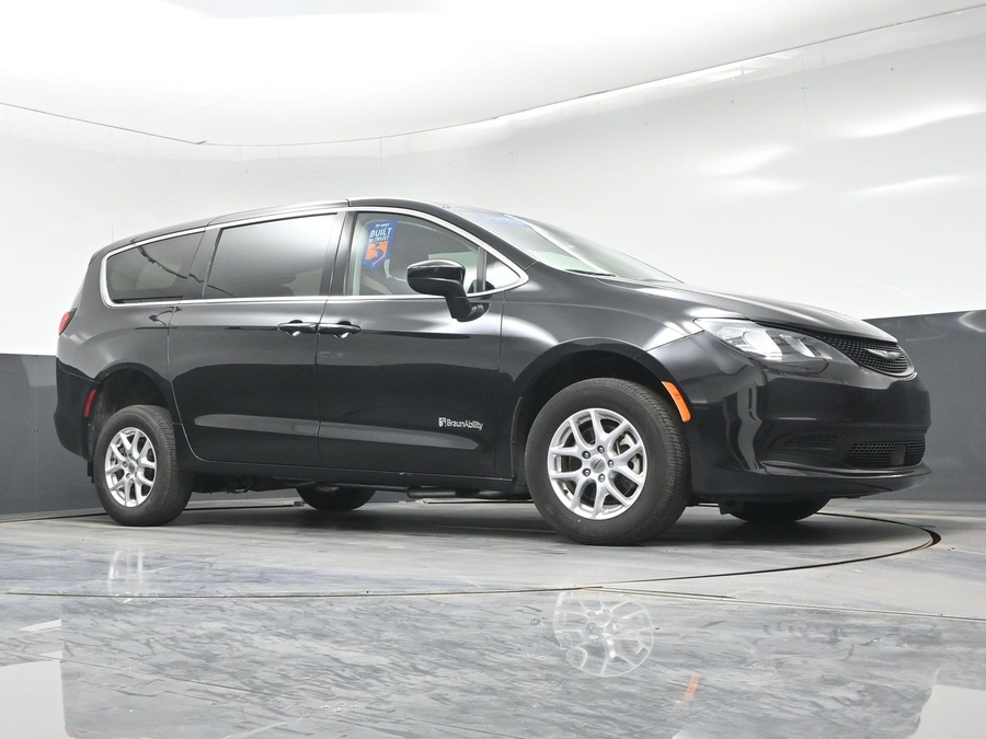 Used 2023 Chrysler Voyager LX - BraunAbility Rear Entry Fold Out Manual Ramp