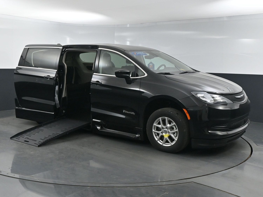 Used 2023 Chrysler Voyager LX - BraunAbility Side Entry Entry Fold Out Automatic Ramp