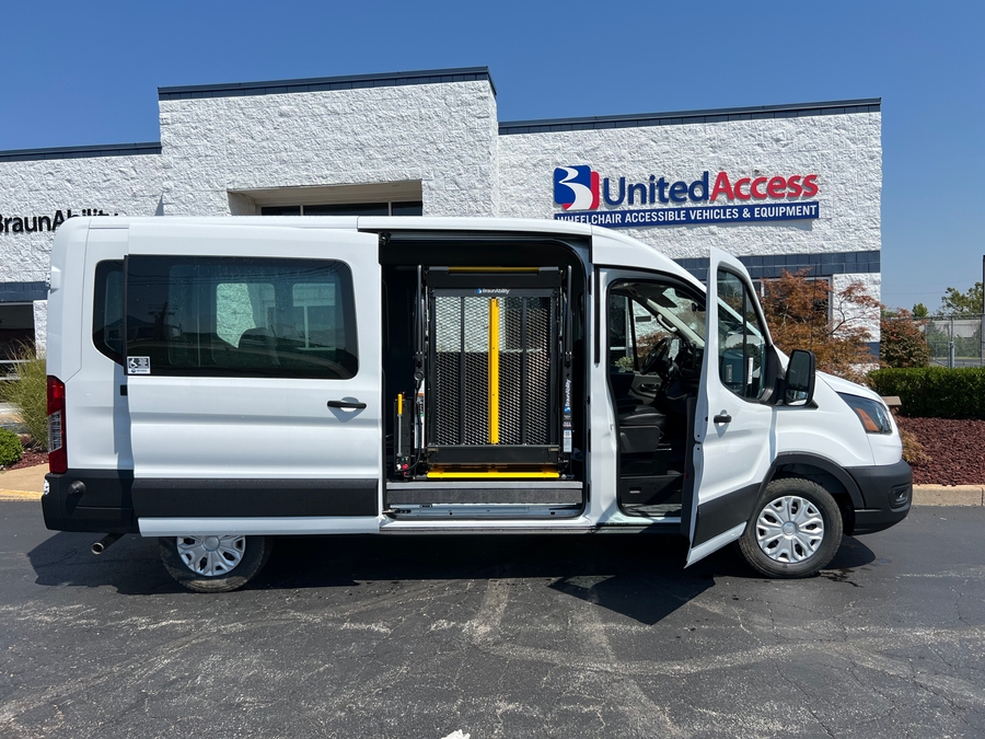 New 2026 Ford Transit 150 - Driverge Commercial Side Entry Lift Automatic Ramp