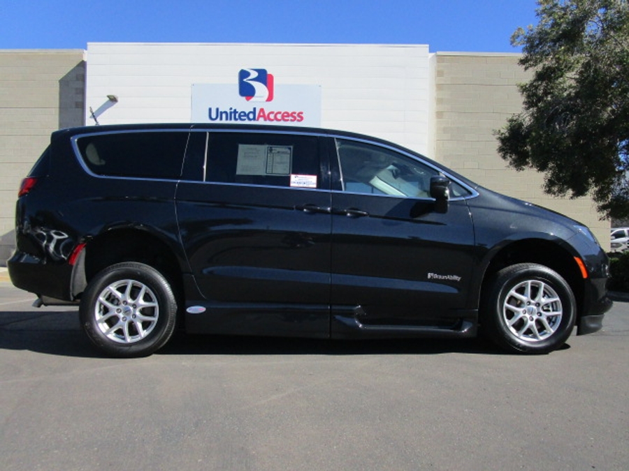 Used 2023 Chrysler Voyager LX - BraunAbility Side Entry Entry Fold Out Automatic Ramp