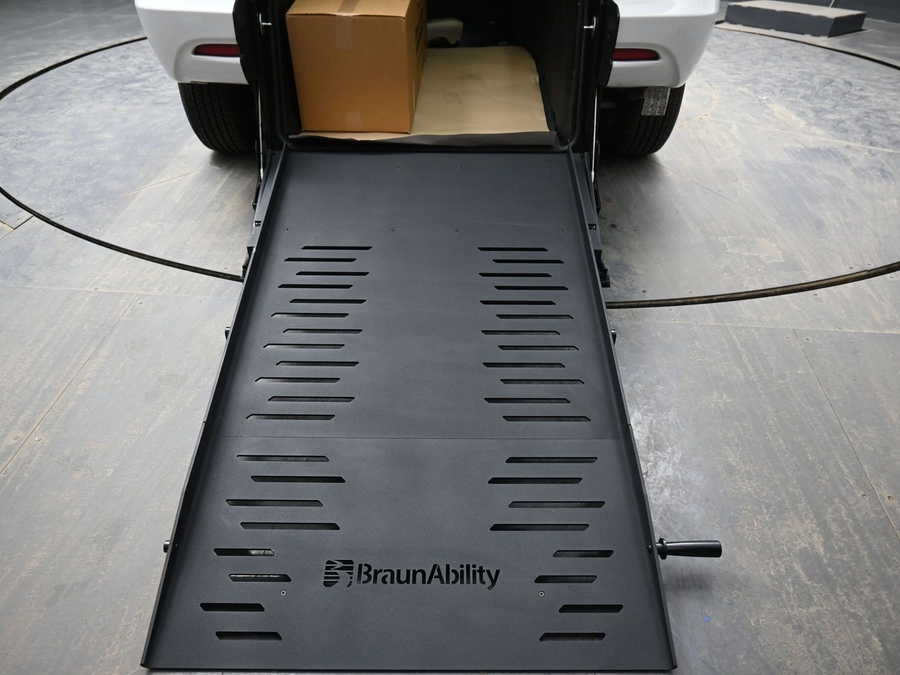 Used 2024 Chrysler Voyager LX - BraunAbility Rear Entry Entry Fold Out Manual Ramp