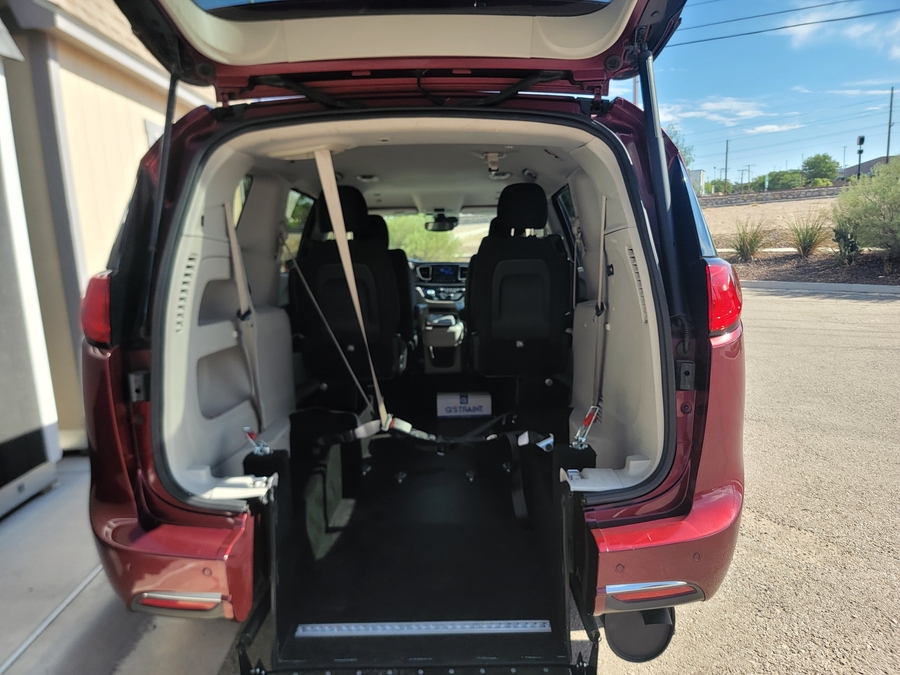 Used 2019 Chrysler Pacifica Touring Plus - AMS Rear Entry Fold Out Manual Ramp