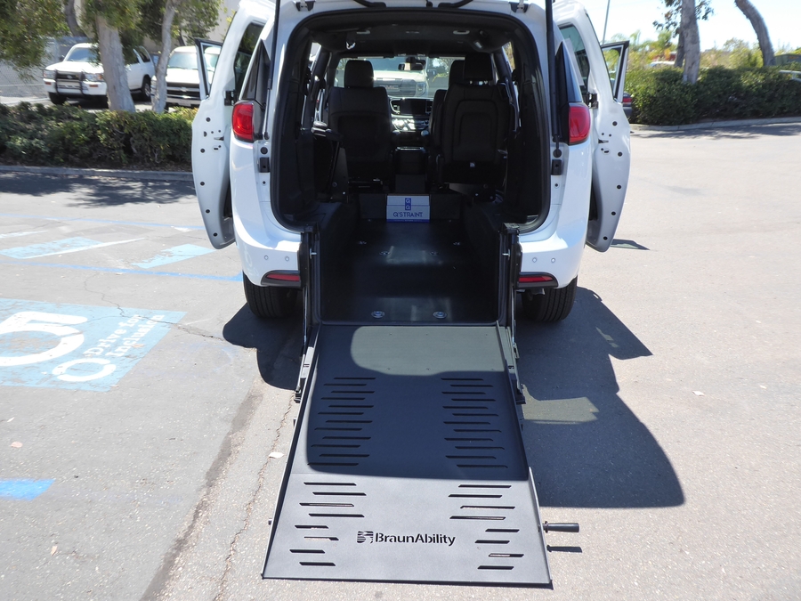 New 2026 Chrysler Voyager LX - BraunAbility Commercial Rear Entry Fold Out Manual Ramp