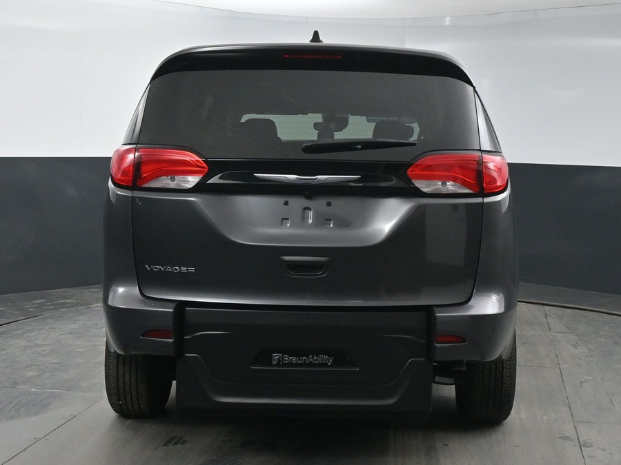 Used 2023 Chrysler Voyager LX CPO - BraunAbility Rear Entry Entry Fold Out Manual Ramp