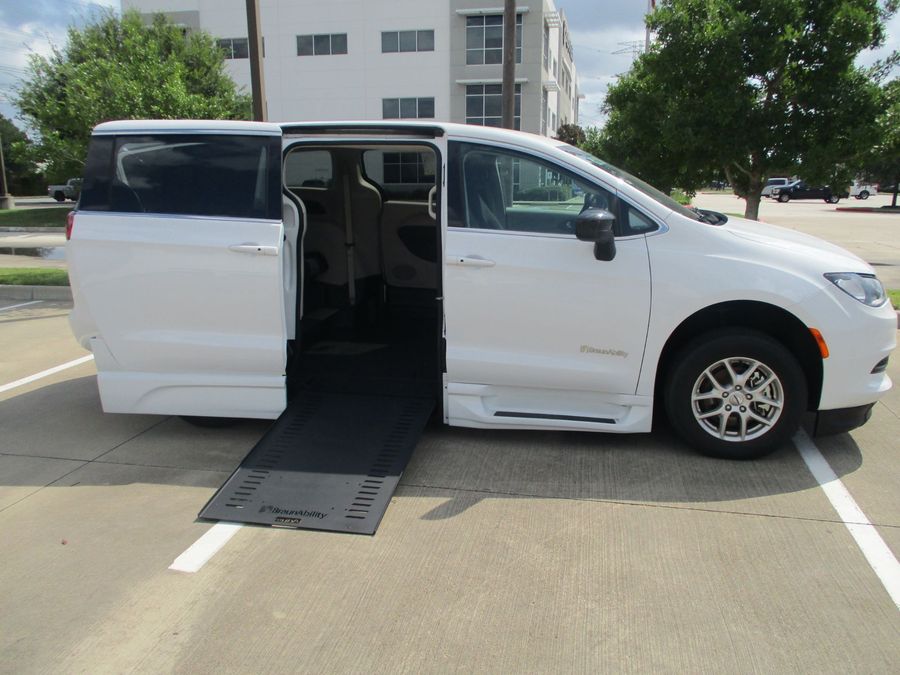 Used 2024 Chrysler Voyager LX - BraunAbility Side Entry Entry In Floor Automatic Ramp