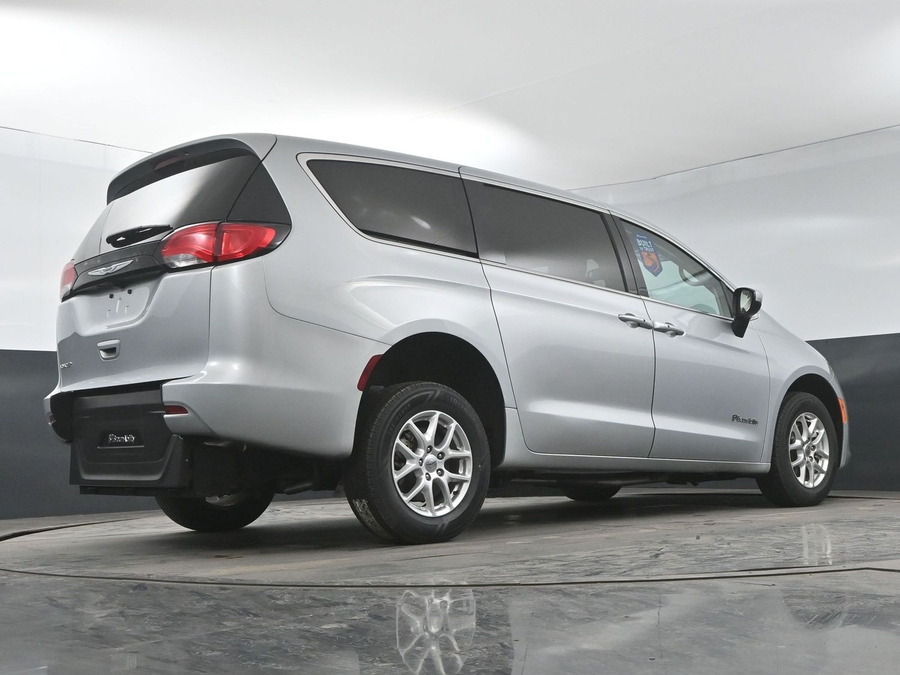 Used 2023 Chrysler Voyager LX CPO - BraunAbility Rear Entry Entry Fold Out Manual Ramp