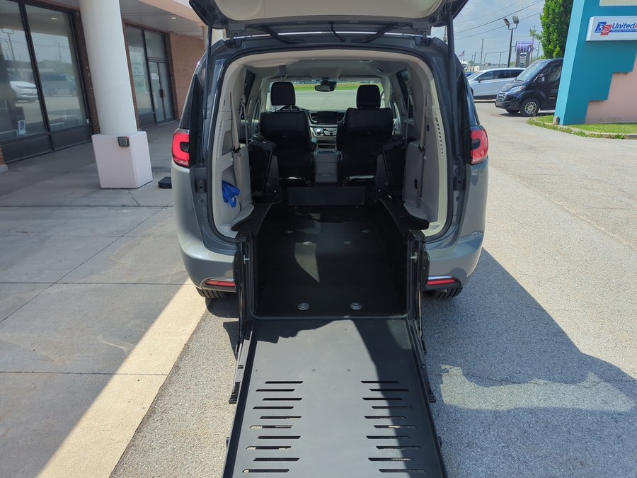 Used 2022 Chrysler Pacifica Touring L - BraunAbility Rear Entry Fold Out Manual Ramp