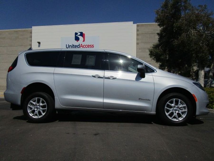Used 2022 Chrysler Voyager LX - BraunAbility Rear Entry Entry Fold Out Manual Ramp