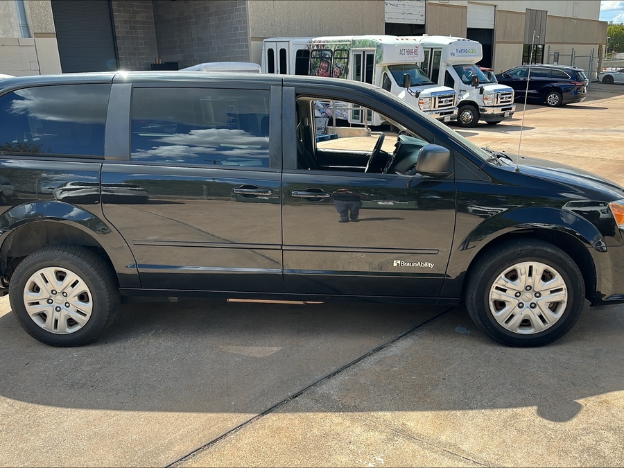 Used 2017 Dodge Grand Caravan SE - BraunAbility Rear Entry Fold Out Manual Ramp