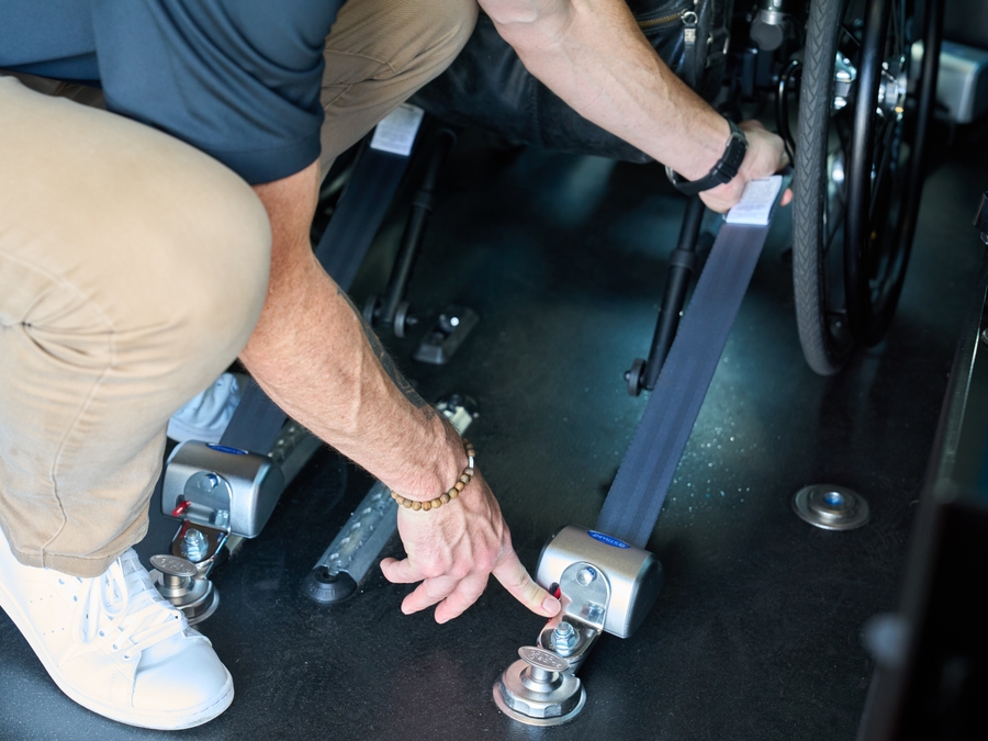 New 2025 Chrysler Voyager LX - BraunAbility Commercial Rear Entry Entry Fold Out Manual Ramp