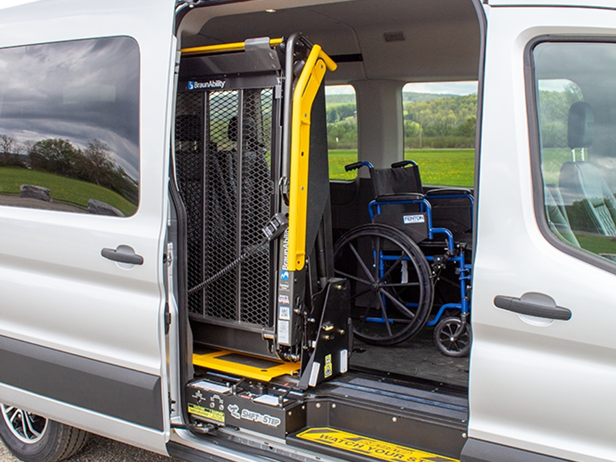 New 2024 Ford Transit 350 XLT - Fenton Mobility Side Entry Entry Lift Automatic Ramp