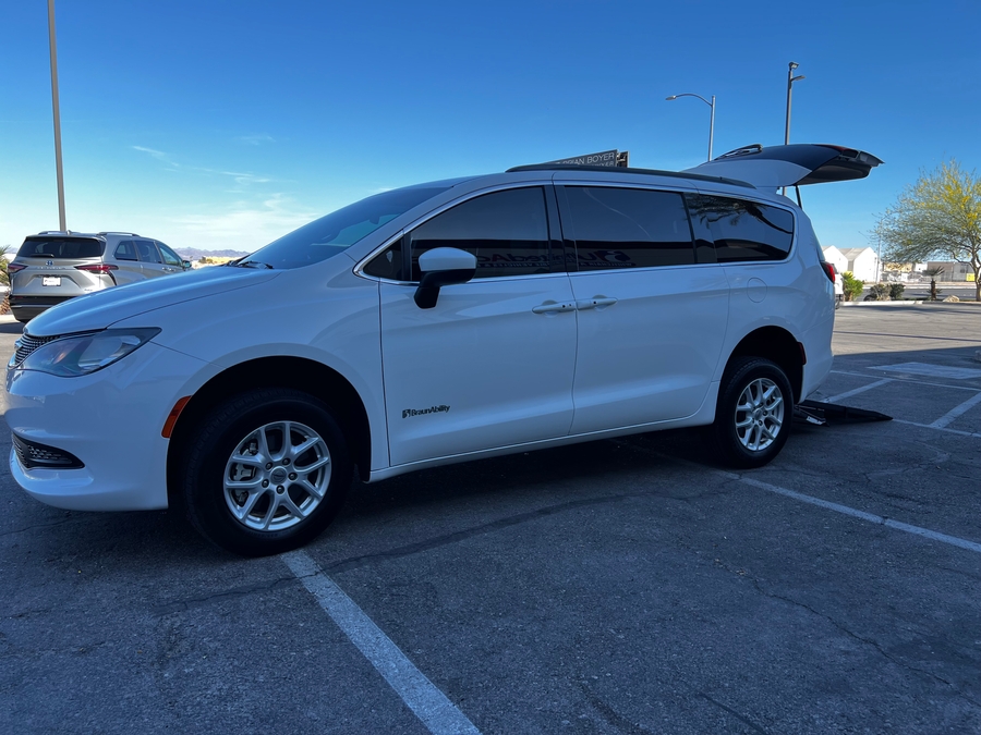 Used 2021 Chrysler Voyager LXi - BraunAbility Rear Entry Entry Fold Out Manual Ramp