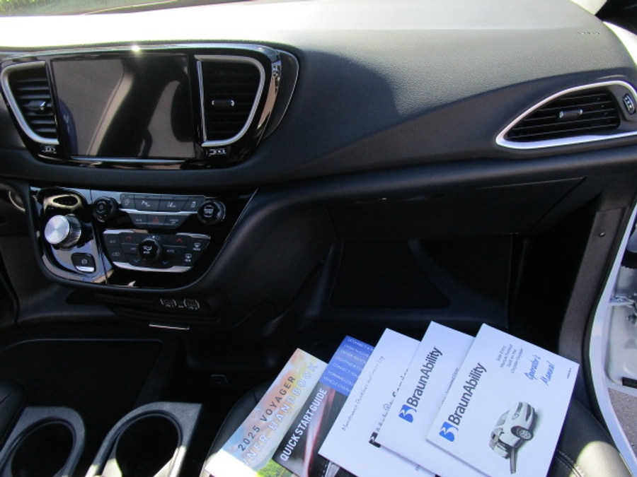 New 2025 Chrysler Voyager LX - BraunAbility Commercial Side Entry Entry Fold Out Manual Ramp