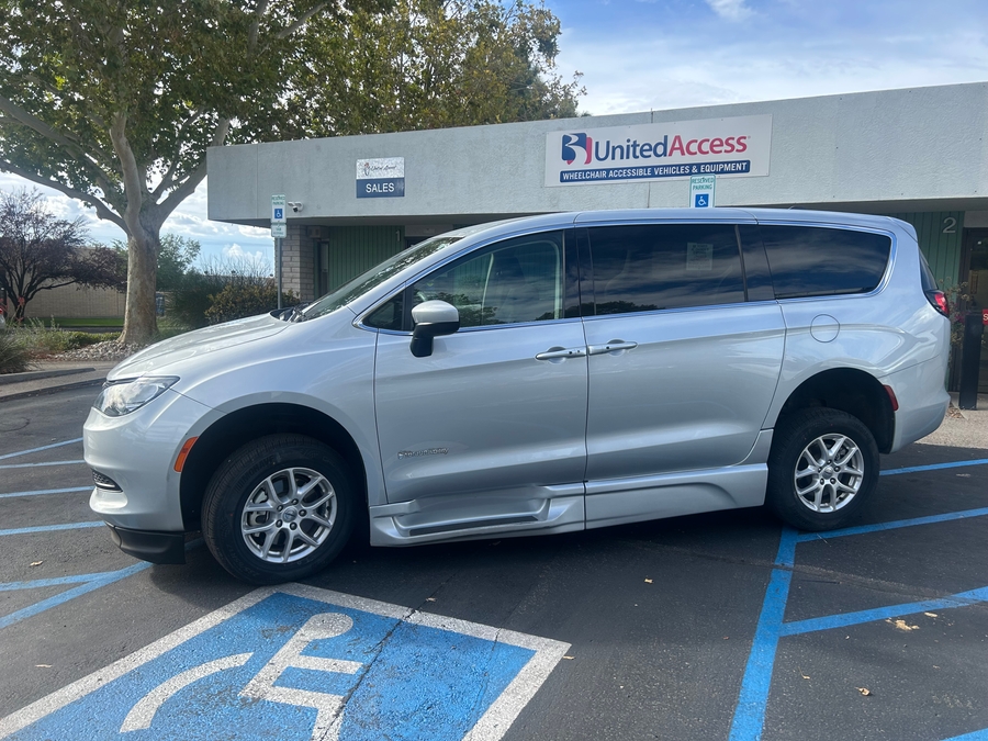 Used 2023 Chrysler Voyager LX Base - BraunAbility Side Entry Fold Out Automatic Ramp