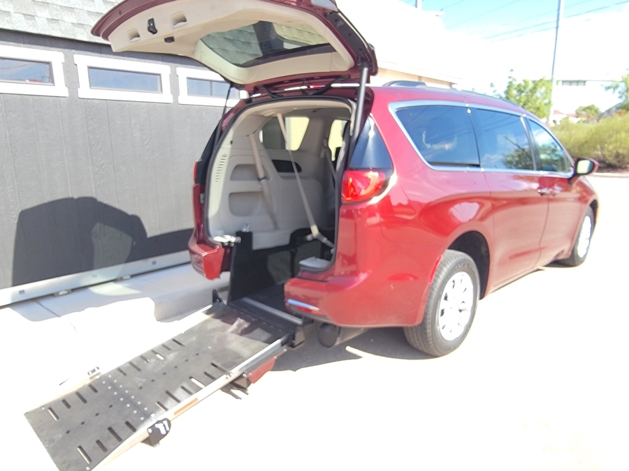 Used 2019 Chrysler Pacifica Touring Plus - AMS Rear Entry Fold Out Manual Ramp