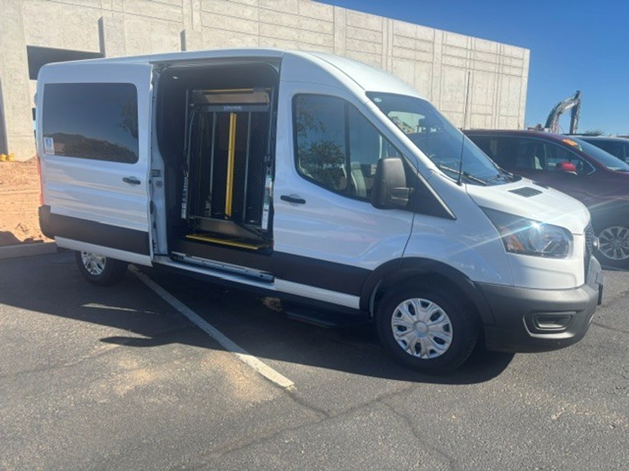 New 2026 Ford Transit 150 - SUNSET VANS Commercial Side Entry Lift Automatic Ramp