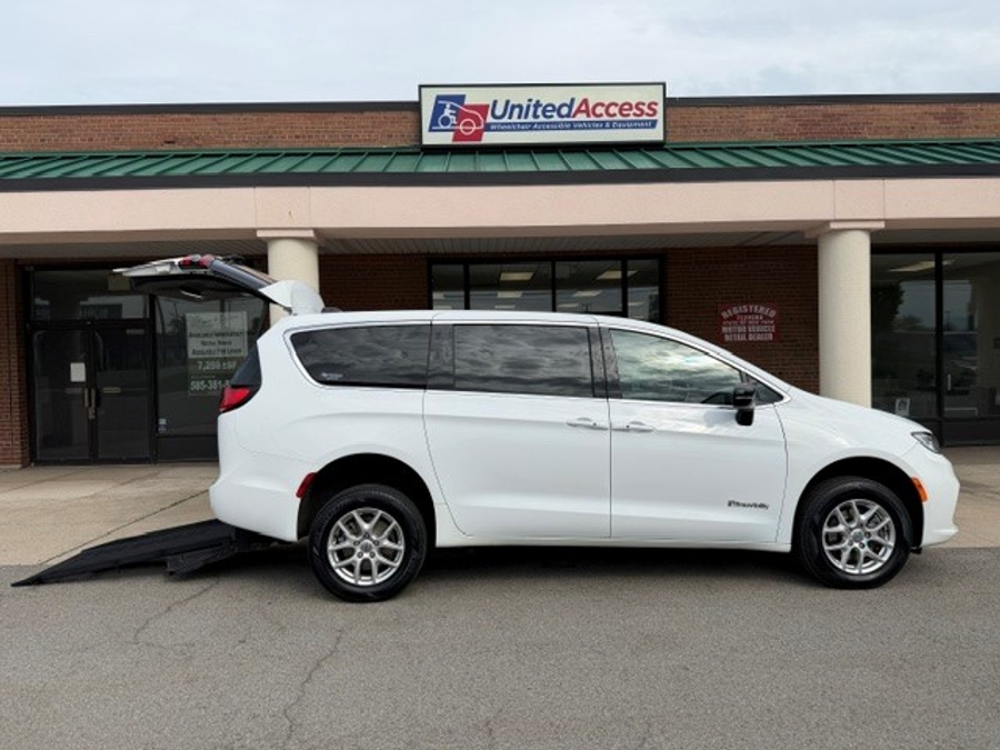Used 2024 Chrysler Pacifica Touring - BraunAbility Rear Entry Entry Fold Out Manual Ramp