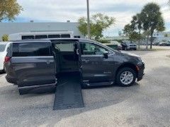 Grey Chrysler Voyager with Side Entry Automatic Fold Out ramp