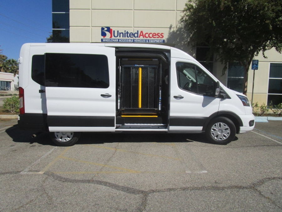Used 2023 Ford Transit 350 XLT - Commercial Side Entry Lift Automatic Ramp