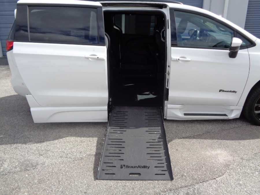 Used 2023 Chrysler Pacifica Touring L Sport - BraunAbility Side Entry Entry Fold Out Automatic Ramp