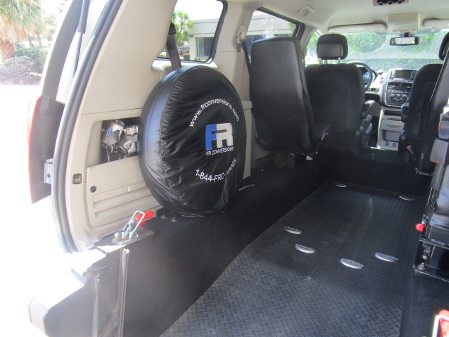 Used 2019 Dodge Grand Caravan SE - FR Conversions Commercial Rear Entry Entry Fold Out Manual Ramp