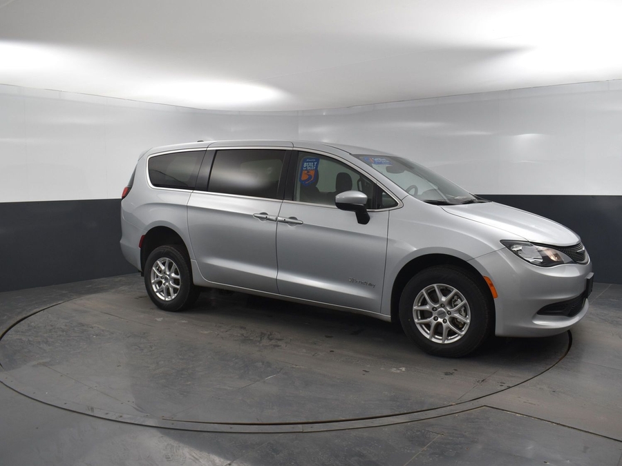Used 2023 Chrysler Voyager LX CPO - BraunAbility Rear Entry Entry Fold Out Manual Ramp