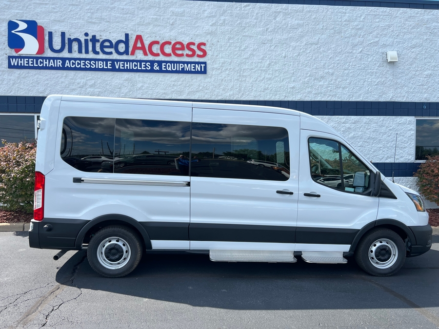 New 2026 Ford Transit 350 XL - DRIVERGE Commercial Rear Entry Entry Lift Automatic Ramp