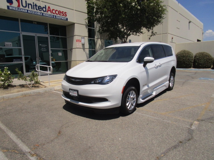Used 2023 Chrysler Voyager LX Base - BraunAbility Side Entry Fold Out Automatic Ramp