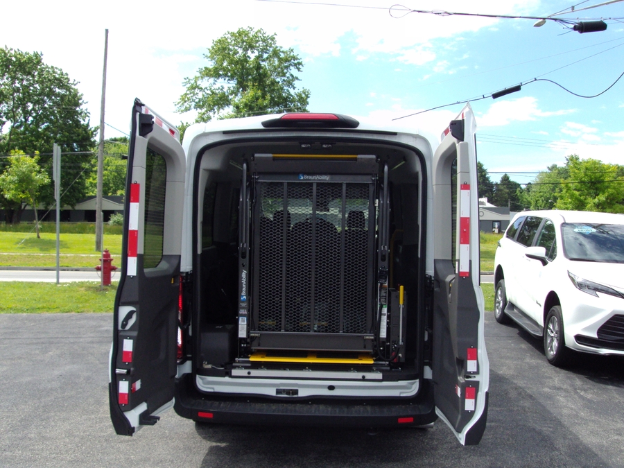 New 2026 Ford Transit 350 XL - Fenton Mobility Commercial Rear Entry Lift Automatic Ramp