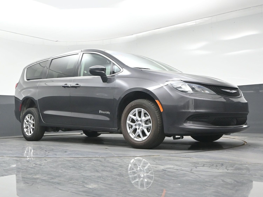 Used 2023 Chrysler Voyager LX - BraunAbility Rear Entry Fold Out Manual Ramp
