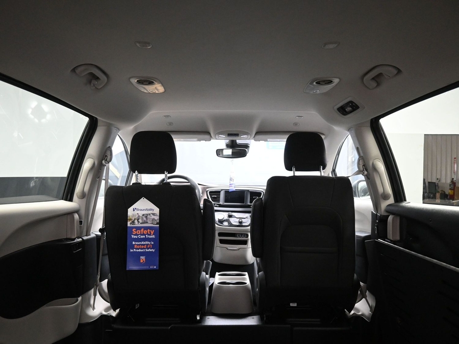 Used 2023 Chrysler Voyager LX - BraunAbility Side Entry Entry Fold Out Manual Ramp