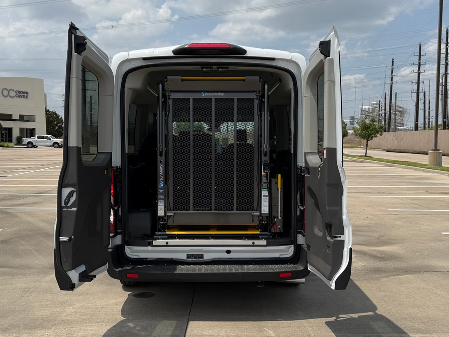 New 2026 Ford Transit 350 XL - Fenton Mobility Commercial Rear Entry Lift Automatic Ramp