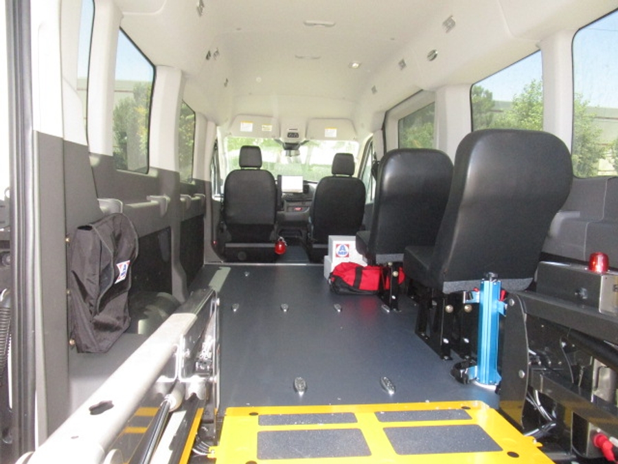 New 2026 Ford Transit 350 XL MR 148WB - ADABoy Commercial Rear Entry Lift Automatic Ramp