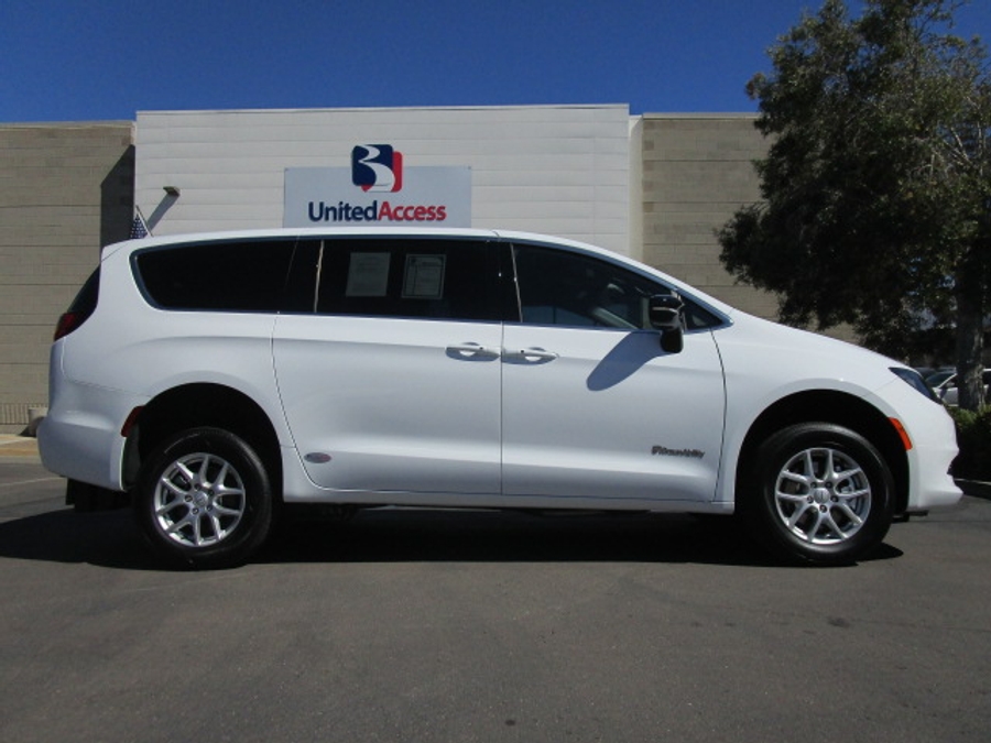 New 2025 Chrysler Voyager LX - BraunAbility Commercial Rear Entry Entry Fold Out Manual Ramp