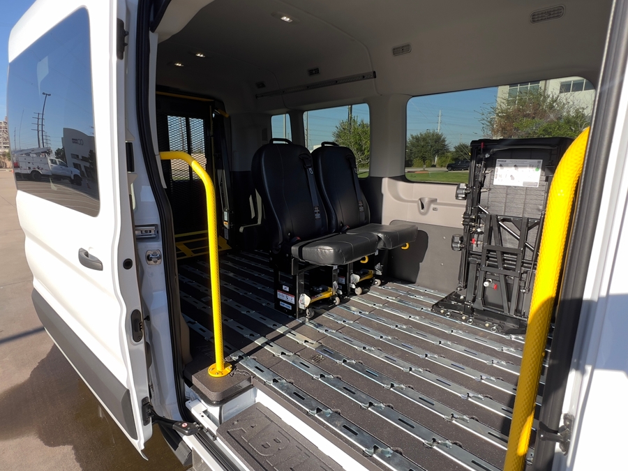 New 2025 Ford Transit 350 XL - Fenton Mobility Commercial Rear Entry Entry Lift Automatic Ramp