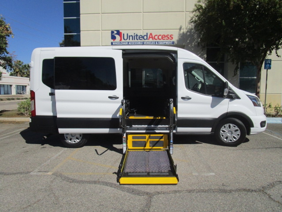 Used 2023 Ford Transit 350 XLT - Commercial Side Entry Lift Automatic Ramp