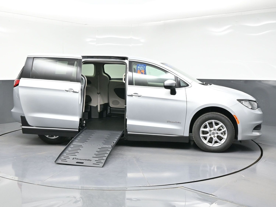 Used 2023 Chrysler Voyager LX - BraunAbility Side Entry Entry Fold Out Manual Ramp