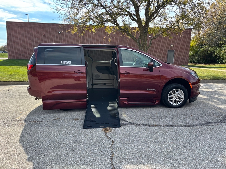 Used 2023 Chrysler Voyager LX - BraunAbility Side Entry Entry Fold Out Automatic Ramp