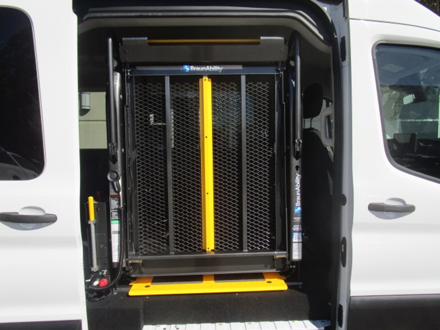 Used 2023 Ford Transit 350 XLT - Commercial Side Entry Lift Automatic Ramp