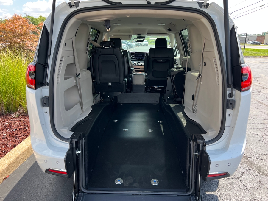 Used 2023 Chrysler Pacifica Touring L - BraunAbility Commercial Rear Entry Fold Out Manual Ramp