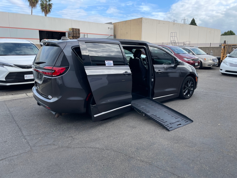 Used 2021 Chrysler Pacifica Touring L Sport - BraunAbility Side Entry Fold Out Automatic Ramp