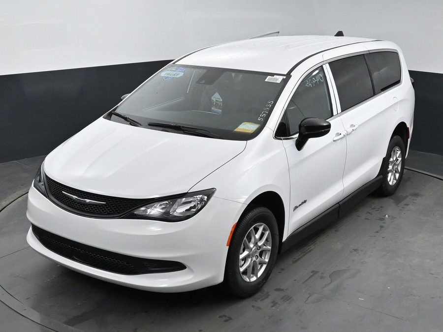 Used 2024 Chrysler Voyager LX - BraunAbility Commercial Side Entry Entry Fold Out Manual Ramp