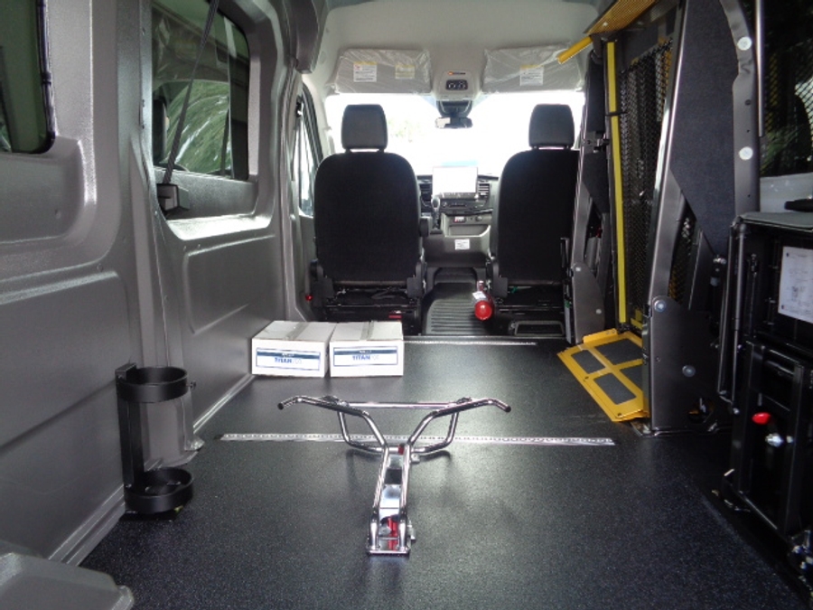 New 2026 Ford Transit 150 - SUNSET VANS Commercial Side Entry Lift Automatic Ramp