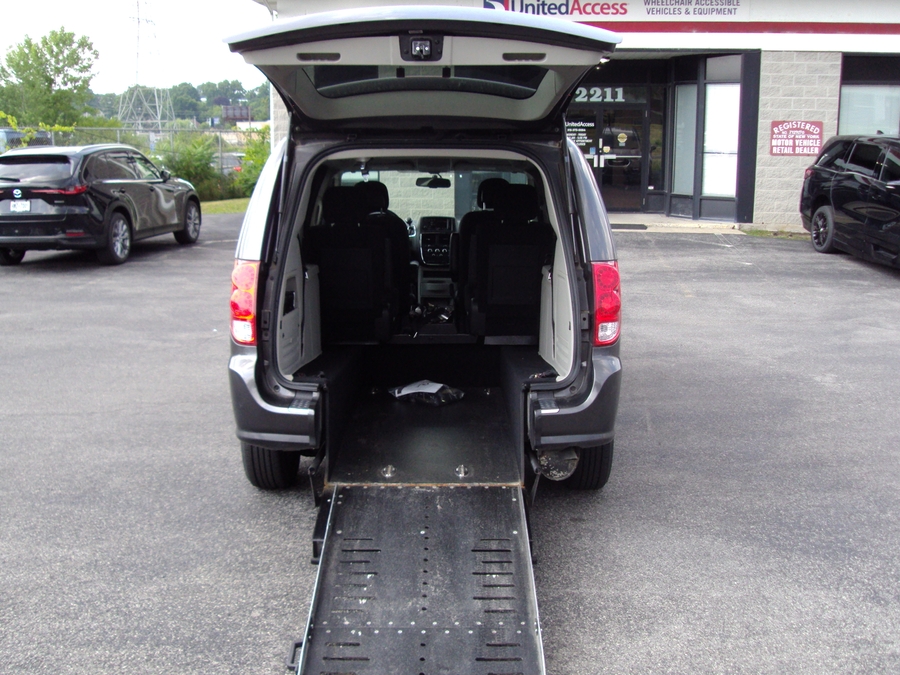 Used 2017 Dodge Grand Caravan SE - AMS Rear Entry Fold Out Manual Ramp