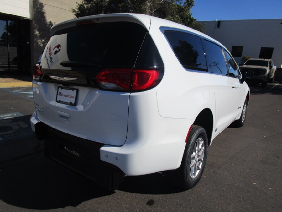 New 2025 Chrysler Voyager LX - BraunAbility Commercial Rear Entry Entry Fold Out Manual Ramp