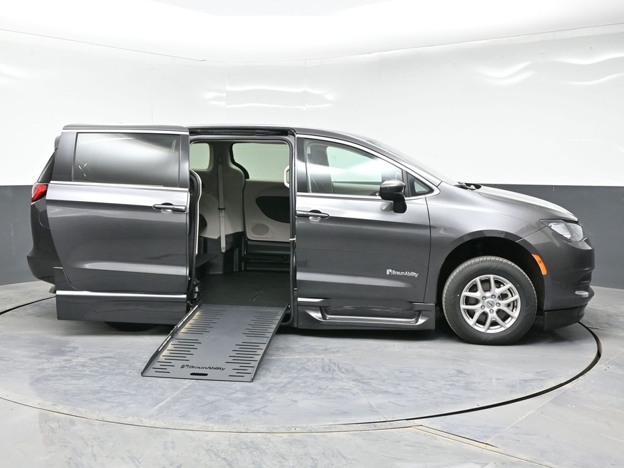 Used 2023 Chrysler Voyager LX - BraunAbility Side Entry Fold Out Automatic Ramp