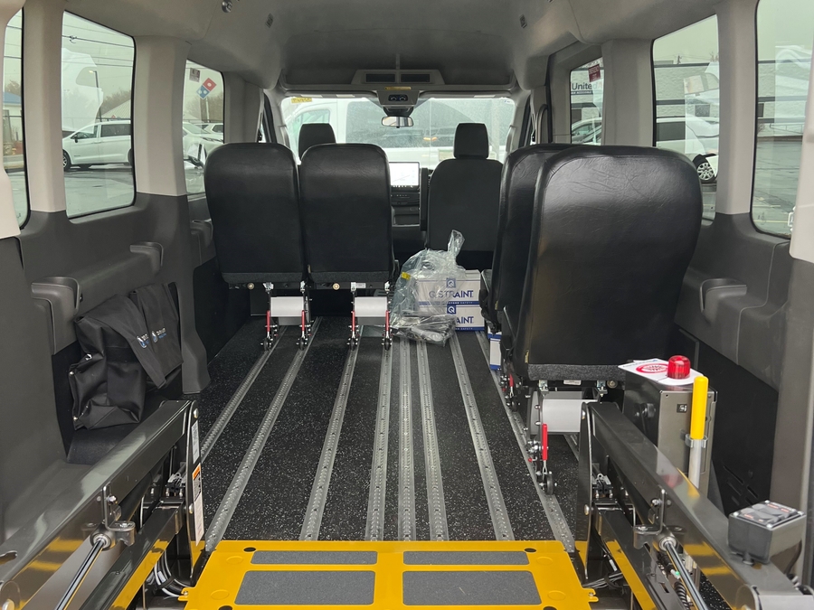 New 2026 Ford Transit 350 XL - DRIVERGE Commercial Rear Entry Entry Lift Automatic Ramp