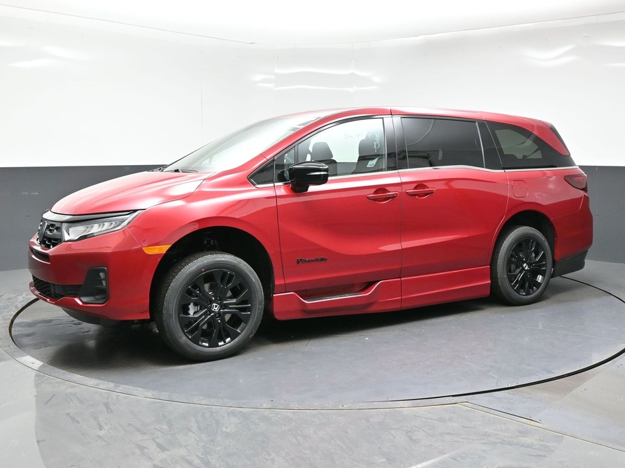 Red Honda Odyssey image number 6